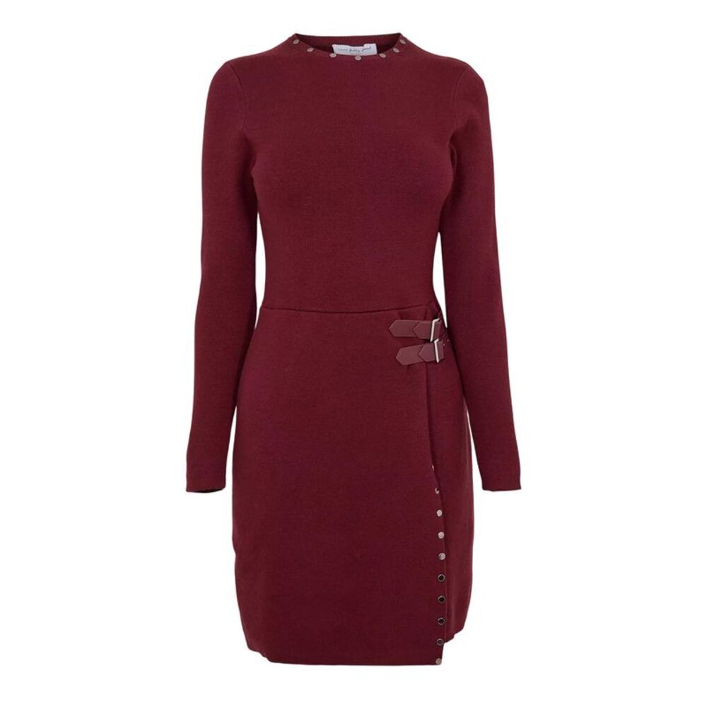 Never Fully Dressed Womens/Ladies Sammie Shift Dress / Burgundy